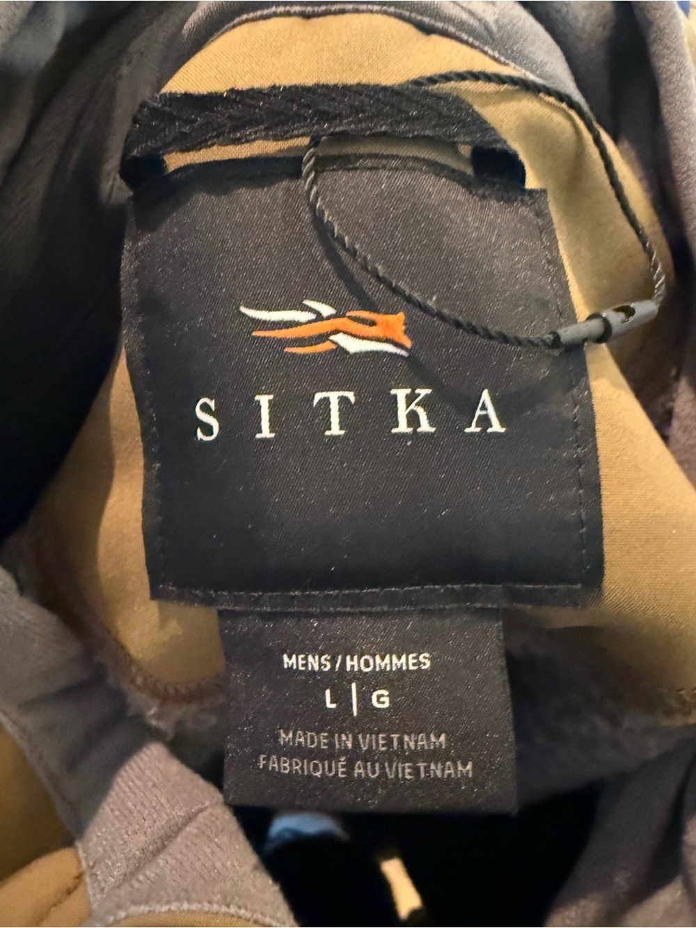 Sitka Duck Oven Two-Tone Olive and Tan Performance Hoodie - Picture 2 of 10